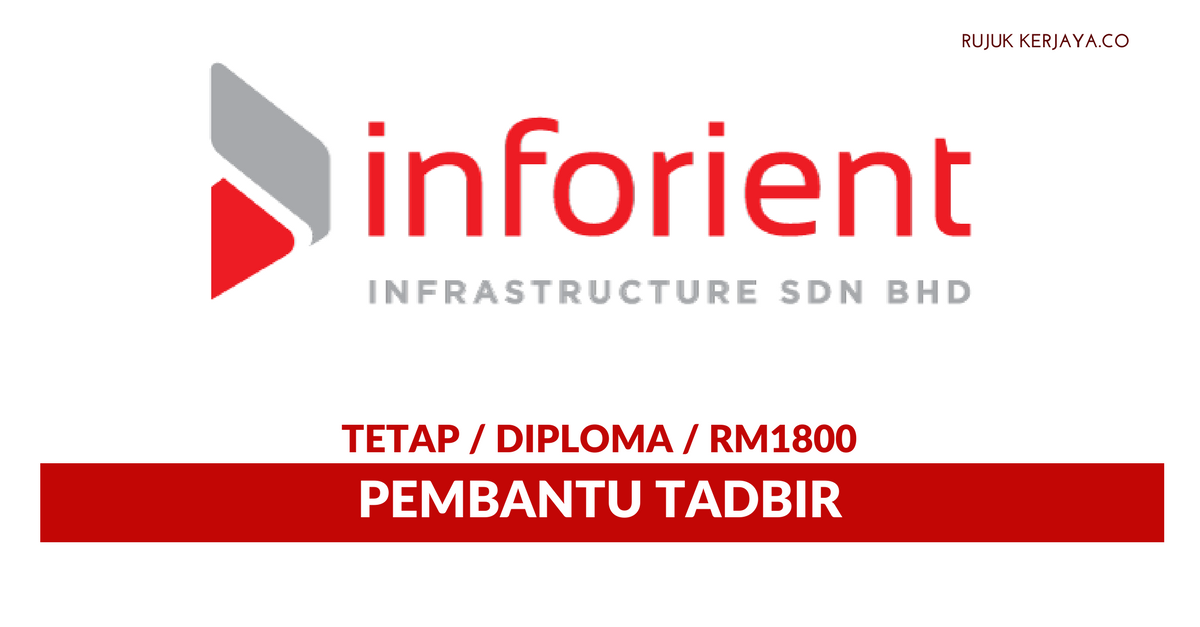 Inforient Infrastucture ~ Pembantu Tadbir