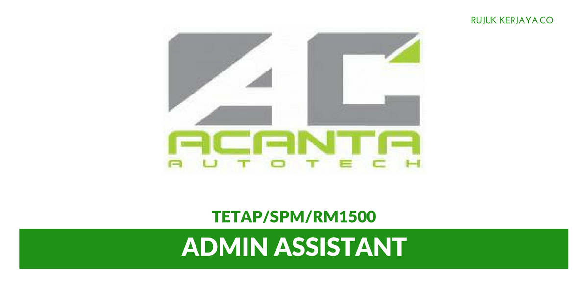 Admin Assistant Di Acanta Autotech