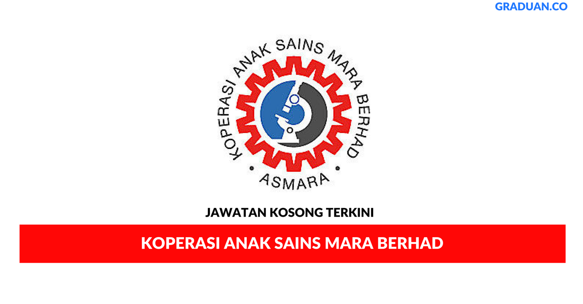 Jawatan Kosong Terkini Koperasi Anak Sains Mara Berhad