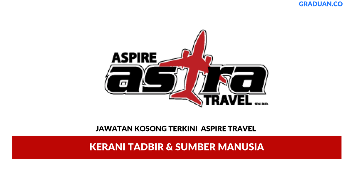 Permohonan Jawatan Kosong Terkini Aspire Travel