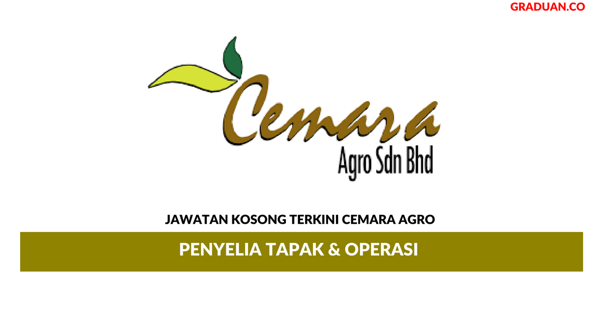Permohonan Jawatan Kosong Terkini Cemara Agro