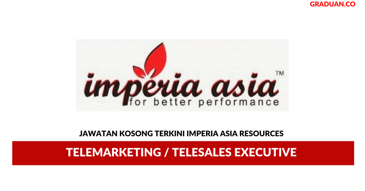 Permohonan Jawatan Kosong Terkini Imperia Asia Resources
