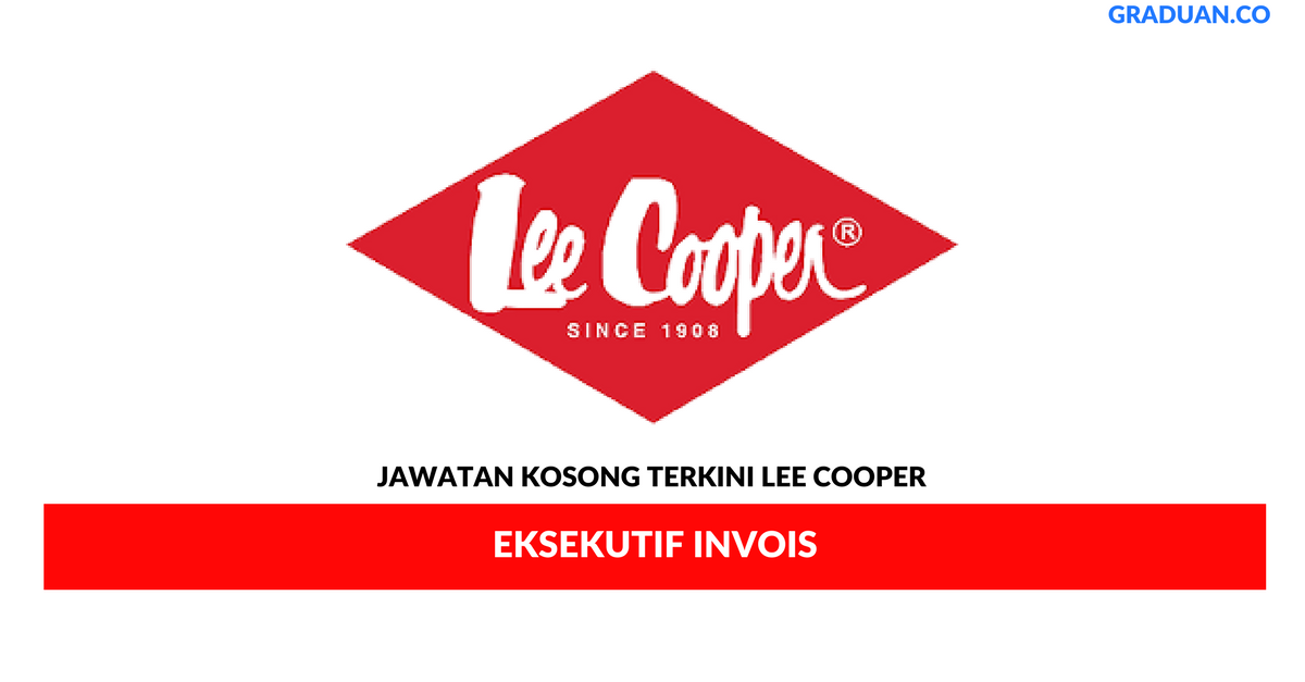 Permohonan Jawatan Kosong Terkini Lee Cooper