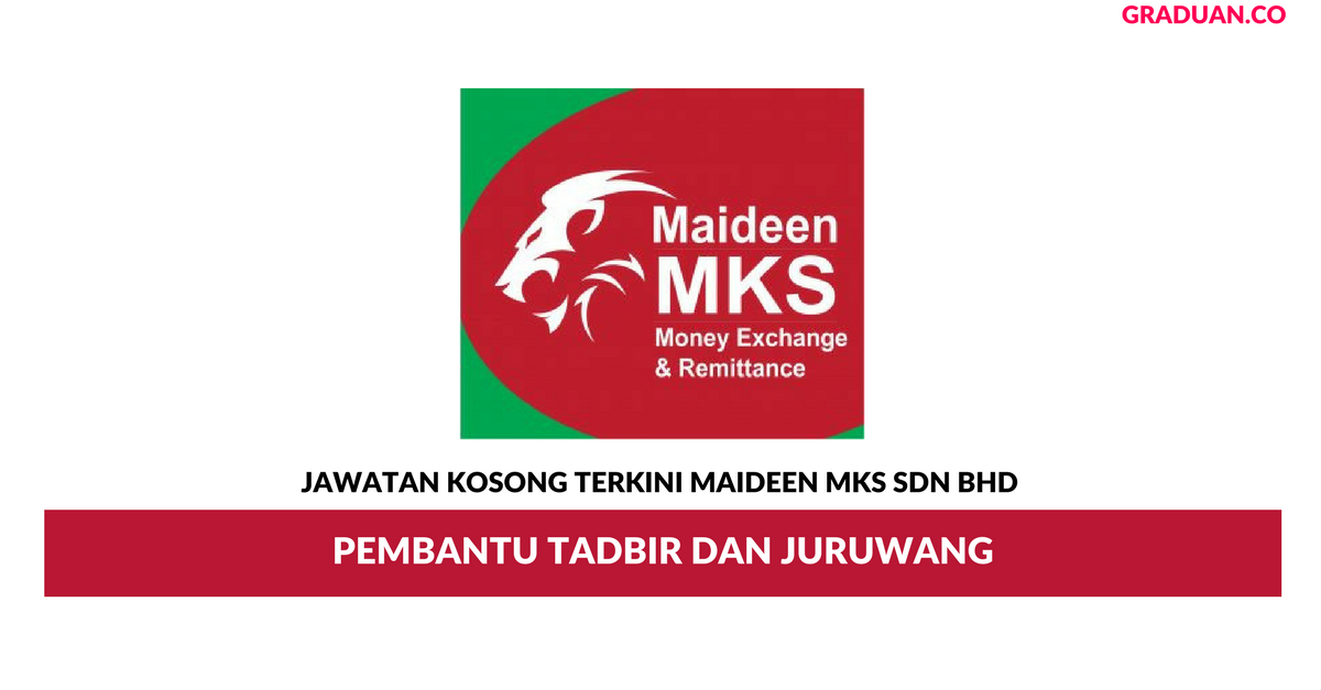 Permohonan Jawatan Kosong Terkini Maideen MKS Sdn Bhd