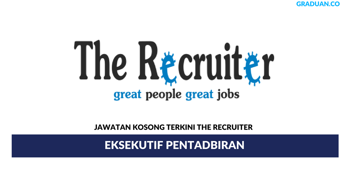 Permohonan Jawatan Kosong Terkini The Recruiter