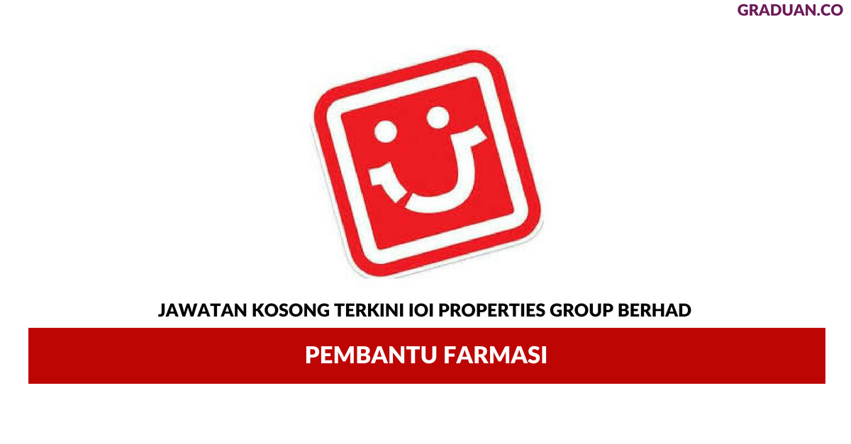 Permohonan Jawatan Kosong Terkini IJ Pharmacy (PI) Sdn Bhd
