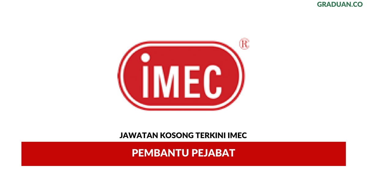 Permohonan Jawatan Kosong Terkini IMEC