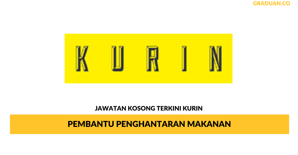 Permohonan Jawatan Kosong Terkini Kurin