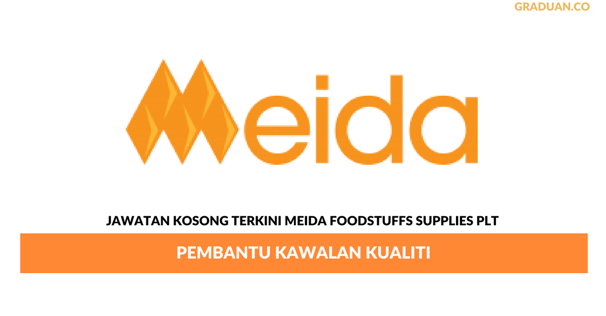 Permohonan Jawatan Kosong Terkini Meida Foodstuffs Supplies Plt