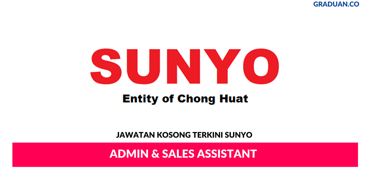 Permohonan Jawatan Kosong Terkini Sunyo