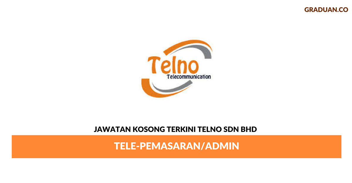 Permohonan Jawatan Kosong Terkini Telno Sdn Bhd