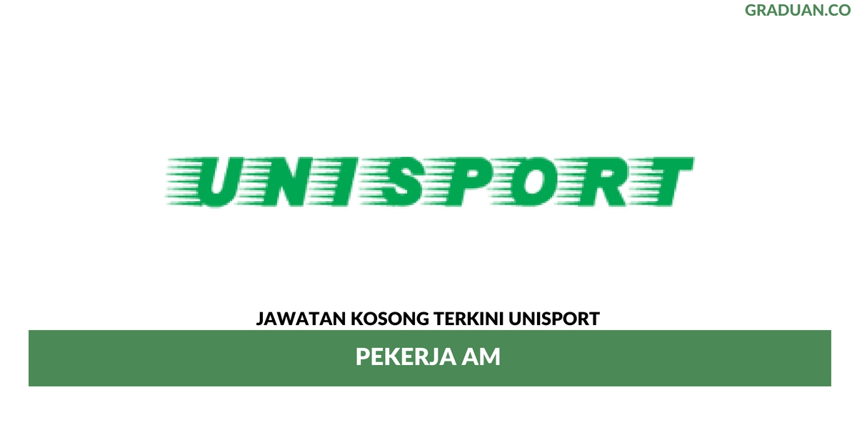 Permohonan Jawatan Kosong Terkini Unisport