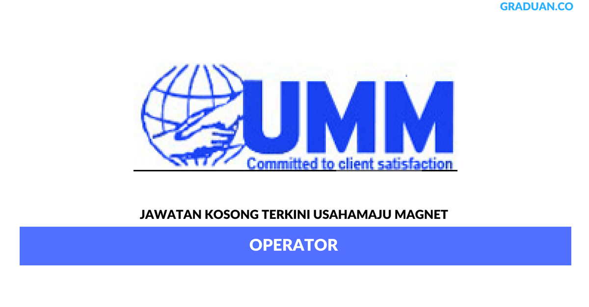 Permohonan Jawatan Kosong Terkini Usahamaju Magnet
