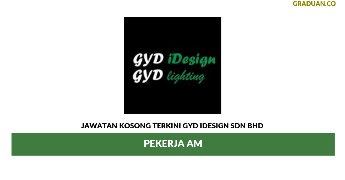 Permohonan Jawatan Kosong Terkini GYD Trading