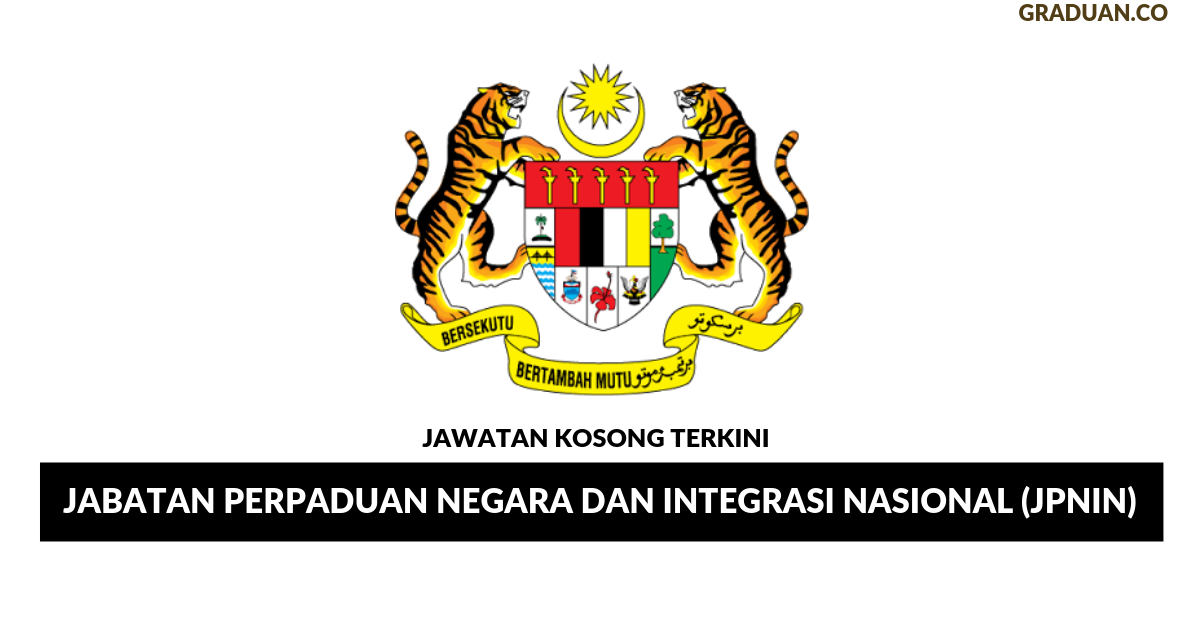 Permohonan Jawatan Kosong Terkini Jabatan Perpaduan Negara dan Integrasi Nasional (JPNIN)