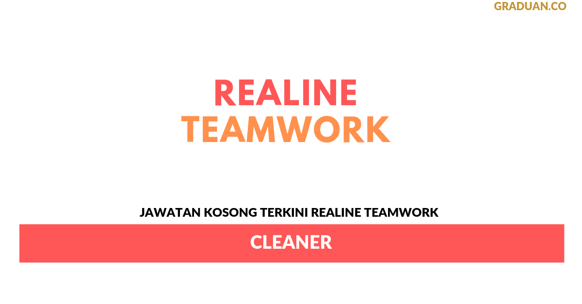 Permohonan Jawatan Kosong Terkini Realine Teamwork