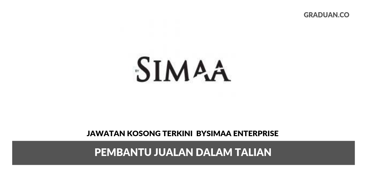 Permohonan Jawatan Kosong Terkini Bysimaa Enterprise