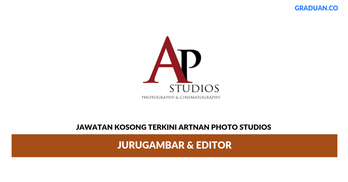 Permohonan Jawatan Kosong Terkini Artnan Photo Studios