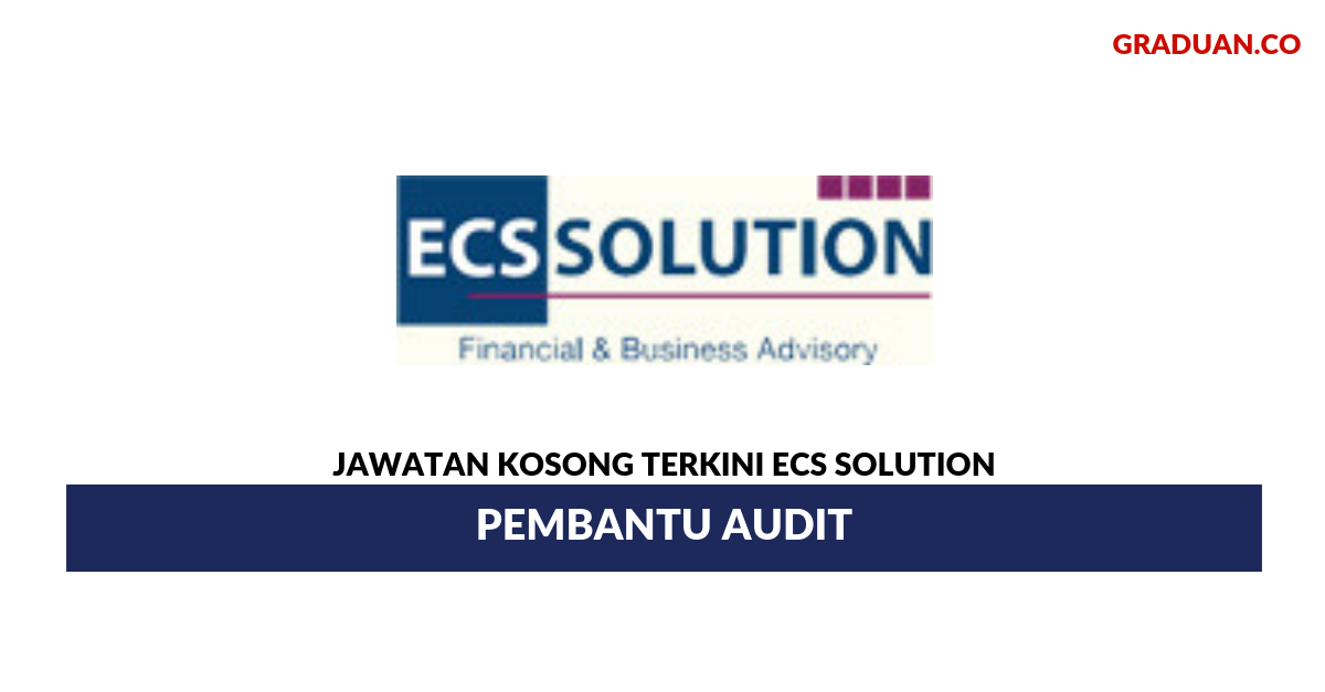 Permohonan Jawatan Kosong Terkini ECS Solution