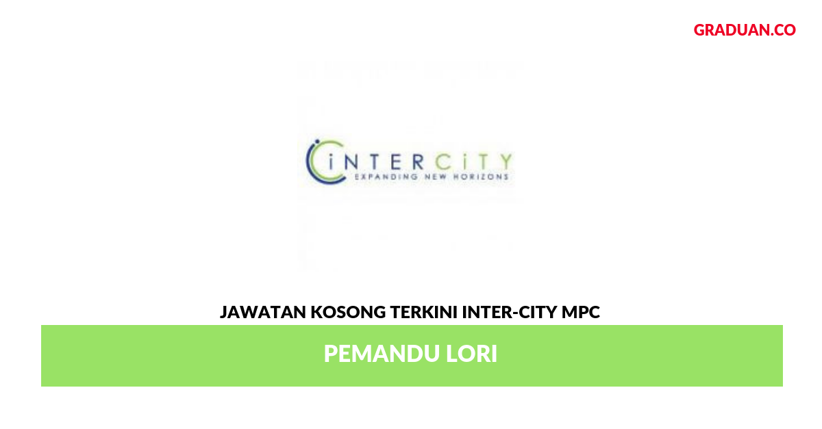 Permohonan Jawatan Kosong Terkini Inter-City MPC (M)