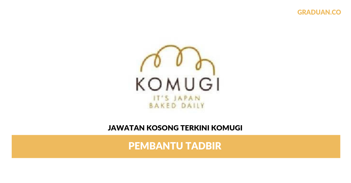 Permohonan Jawatan Kosong Terkini Komugi