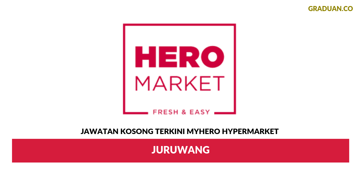 Permohonan Jawatan Kosong Terkini Myhero Hypermarket