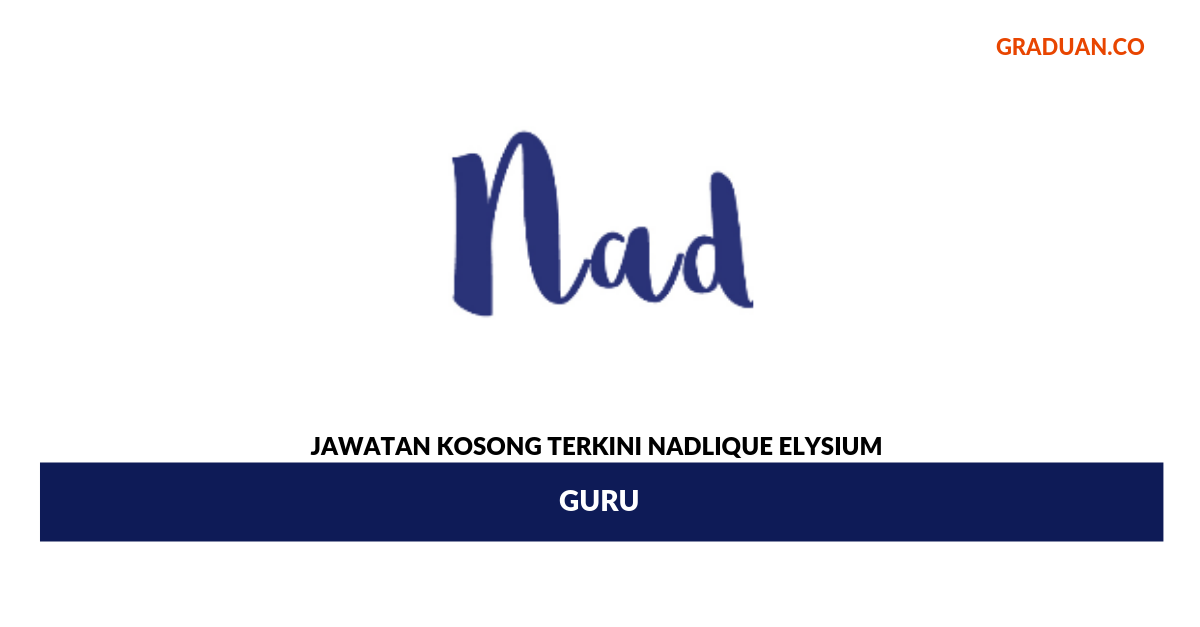Permohonan Jawatan Kosong Terkini Nadlique Elysium