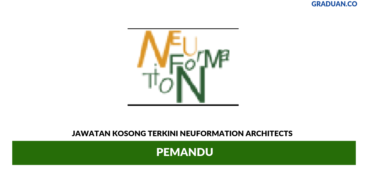 Permohonan Jawatan Kosong Terkini Neuformation Architects