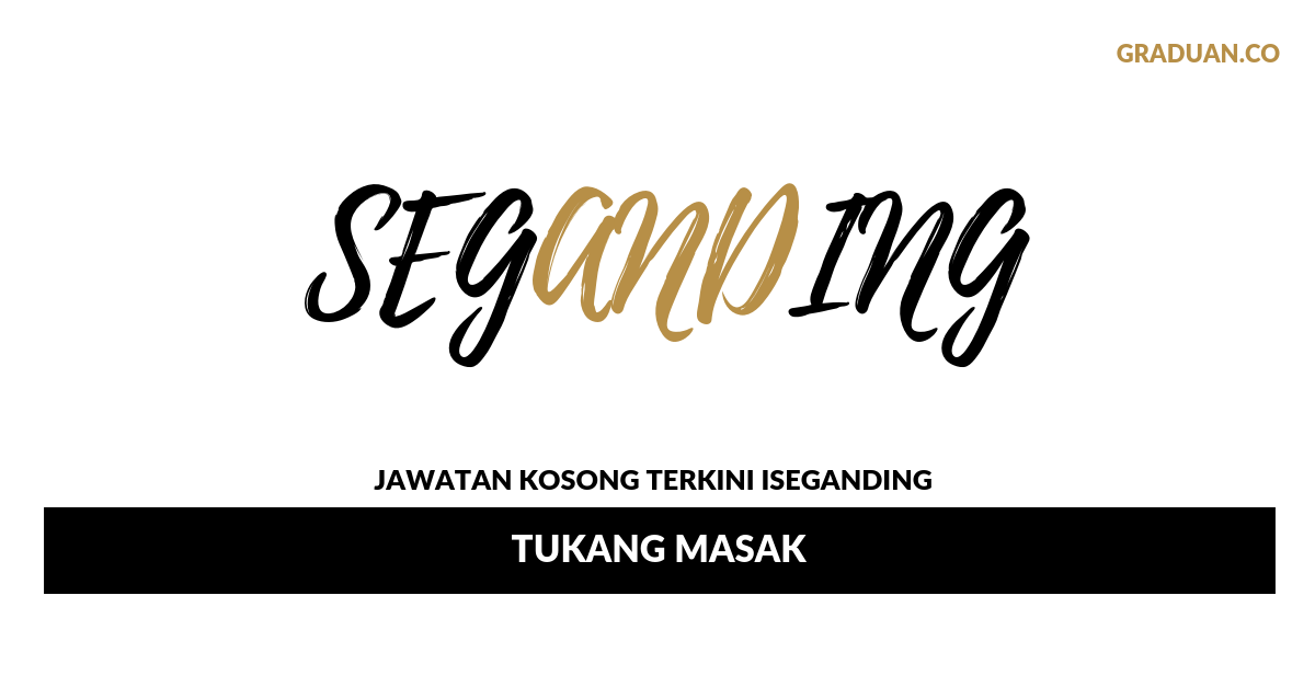 Permohonan Jawatan Kosong Terkini Seganding