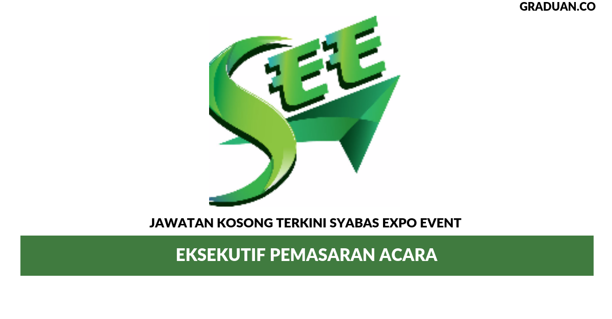 Permohonan Jawatan Kosong Terkini Syabas Expo Event