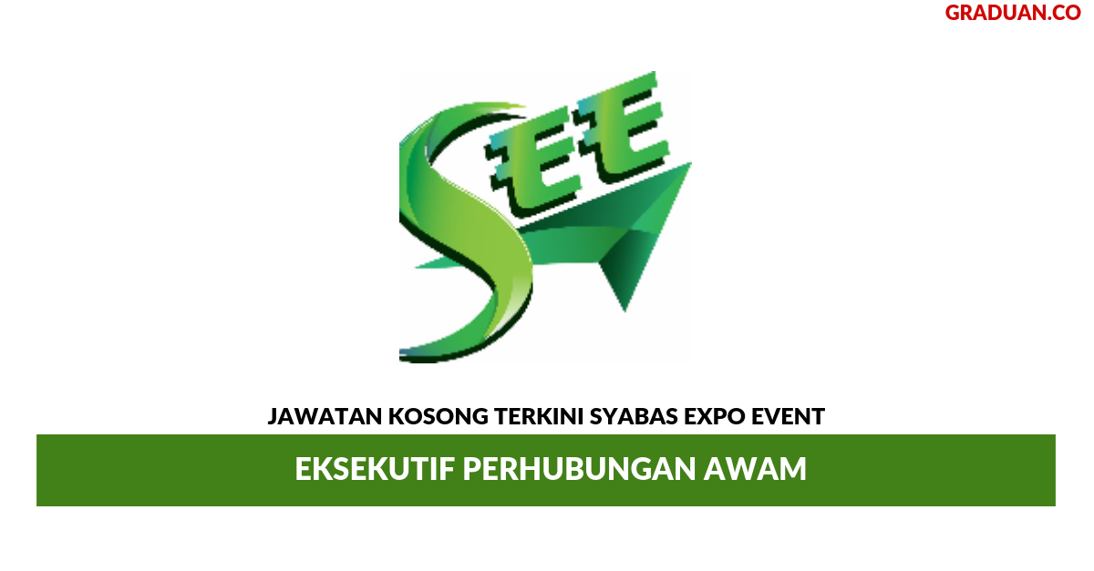 Permohonan Jawatan Kosong Terkini Syabas Expo Event