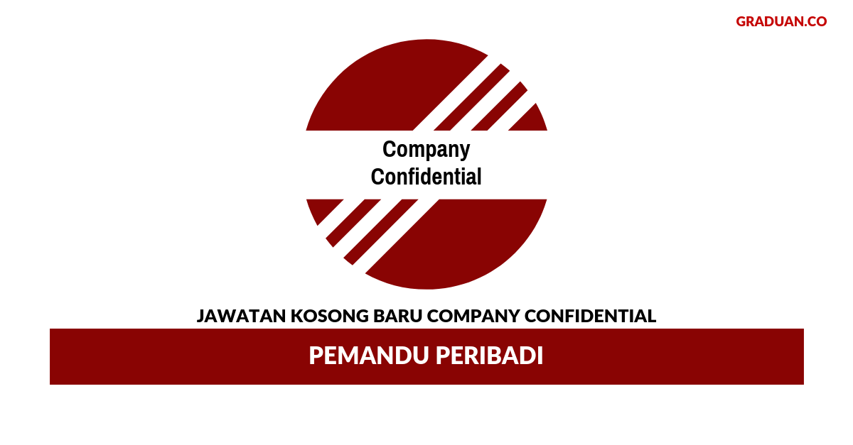 Permohonan Jawatan Kosong Terkini Company Confidential