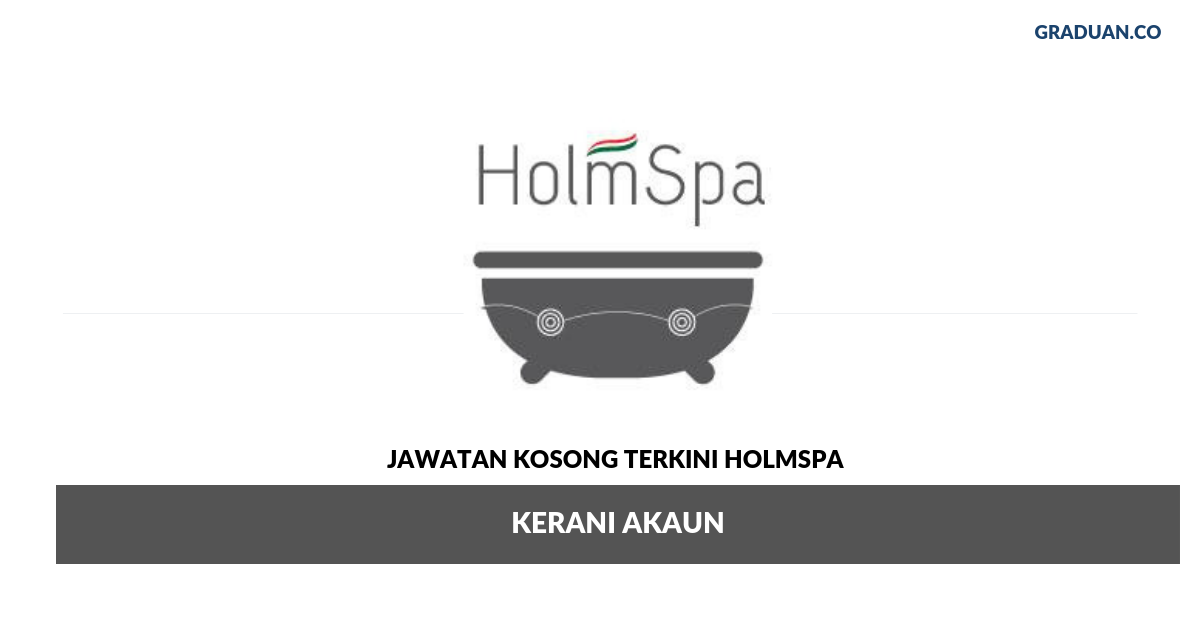 Permohonan Jawatan Kosong Terkini HOLMSPA