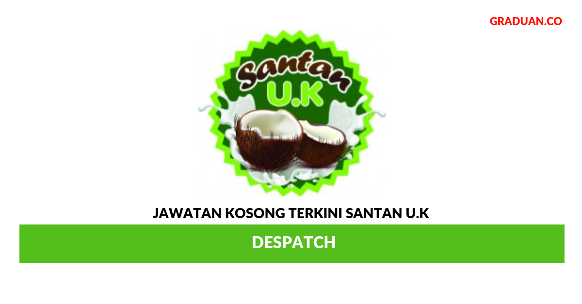 Permohonan Jawatan Kosong Terkini SANTAN U.K