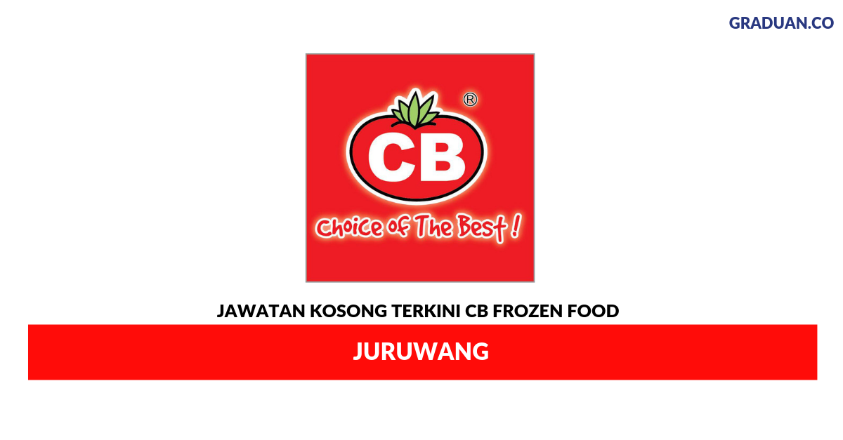 Permohonan Jawatan Kosong Terkini CB Frozen Food