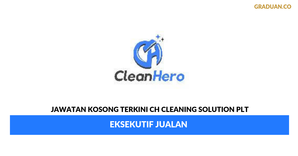 Permohonan Jawatan Kosong Terkini CH Cleaning Solution Plt