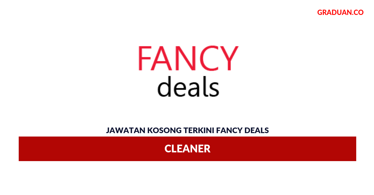 Permohonan Jawatan Kosong Terkini Fancy Deals