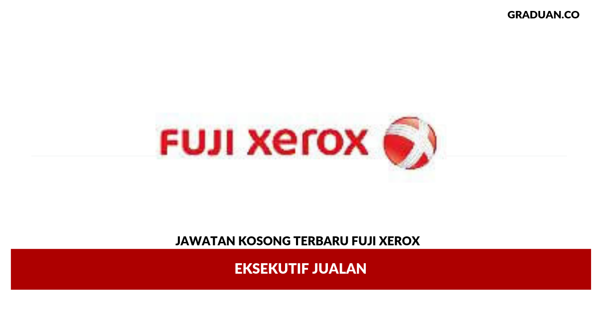 Permohonan Jawatan Kosong Terkini Fuji Xerox