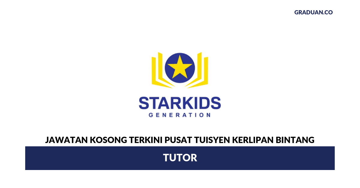 Permohonan Jawatan Kosong Terkini Pusat Tuisyen Kerlipan Bintang