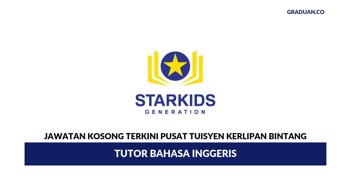 Permohonan Jawatan Kosong Terkini Pusat Tuisyen Kerlipan Bintang