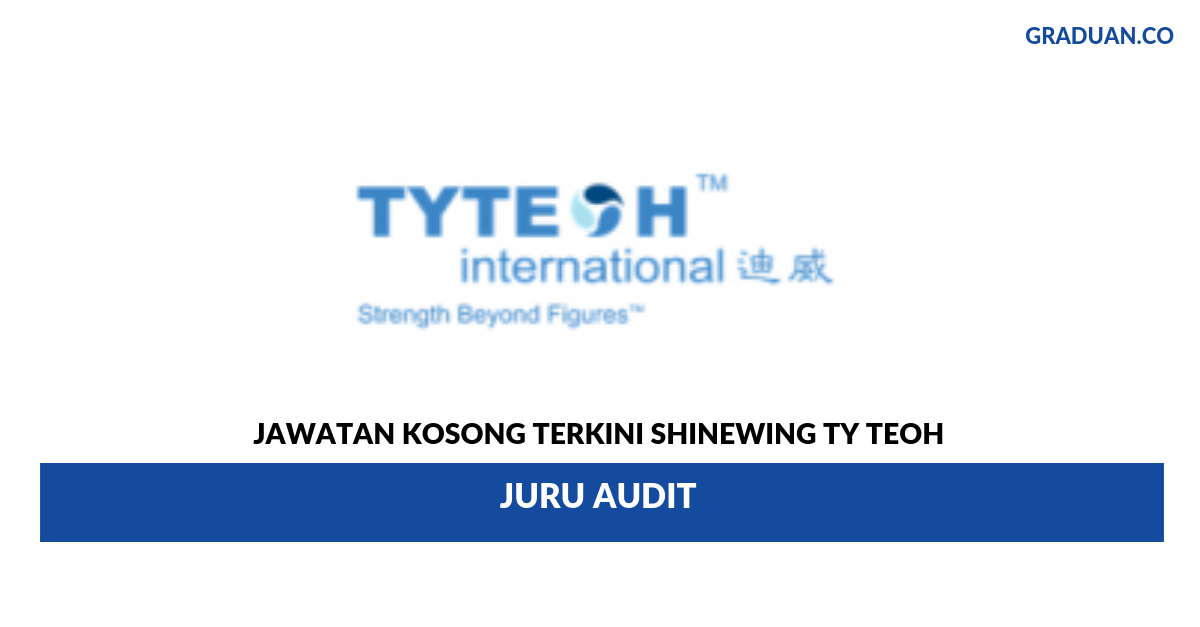 Permohonan Jawatan Kosong Terkini ShineWing TY Teoh