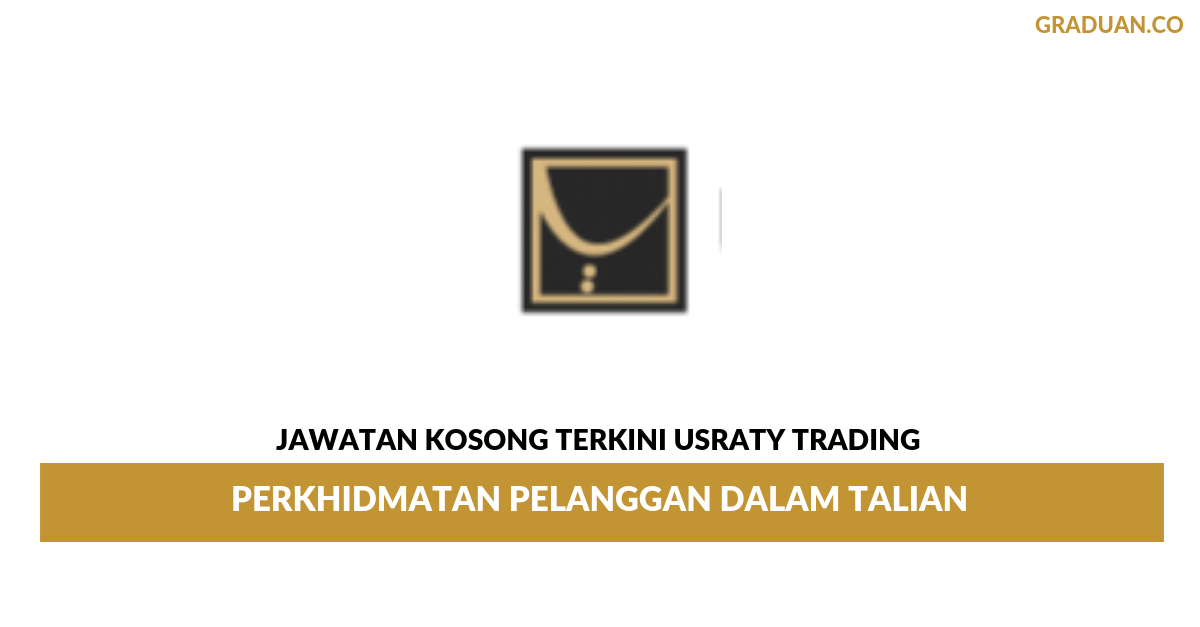 Permohonan Jawatan Kosong Terkini Usraty Trading