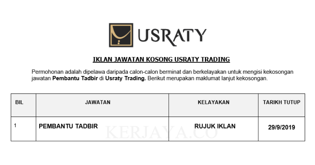 Usraty Trading