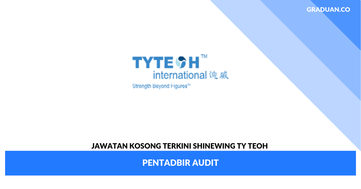 Jawatan Kosong Terkini ShineWing TY Teoh