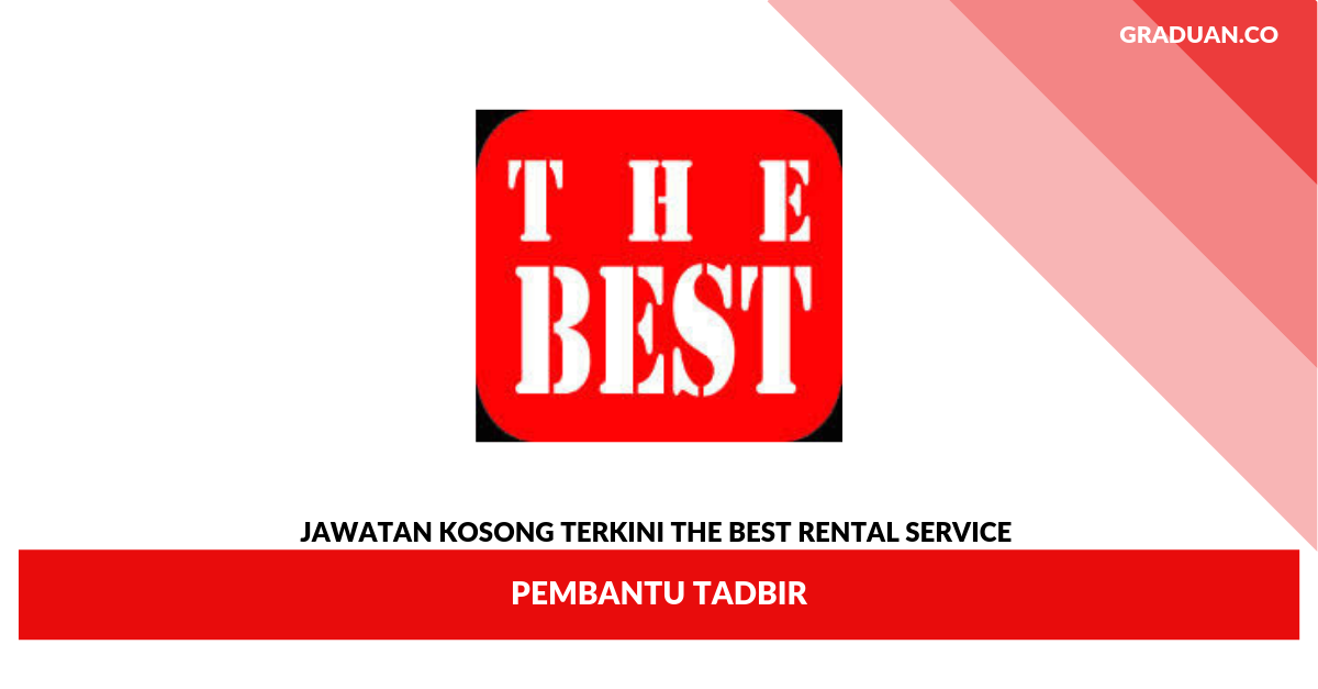 Jawatan Kosong Terkini The Best Rental Service