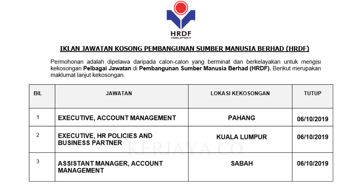 Pembangunan Sumber Manusia Berhad (HRDF)