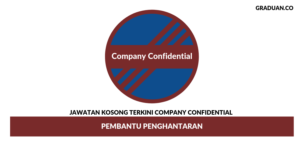 Permohonan Jawatan Kosong Company Confidential