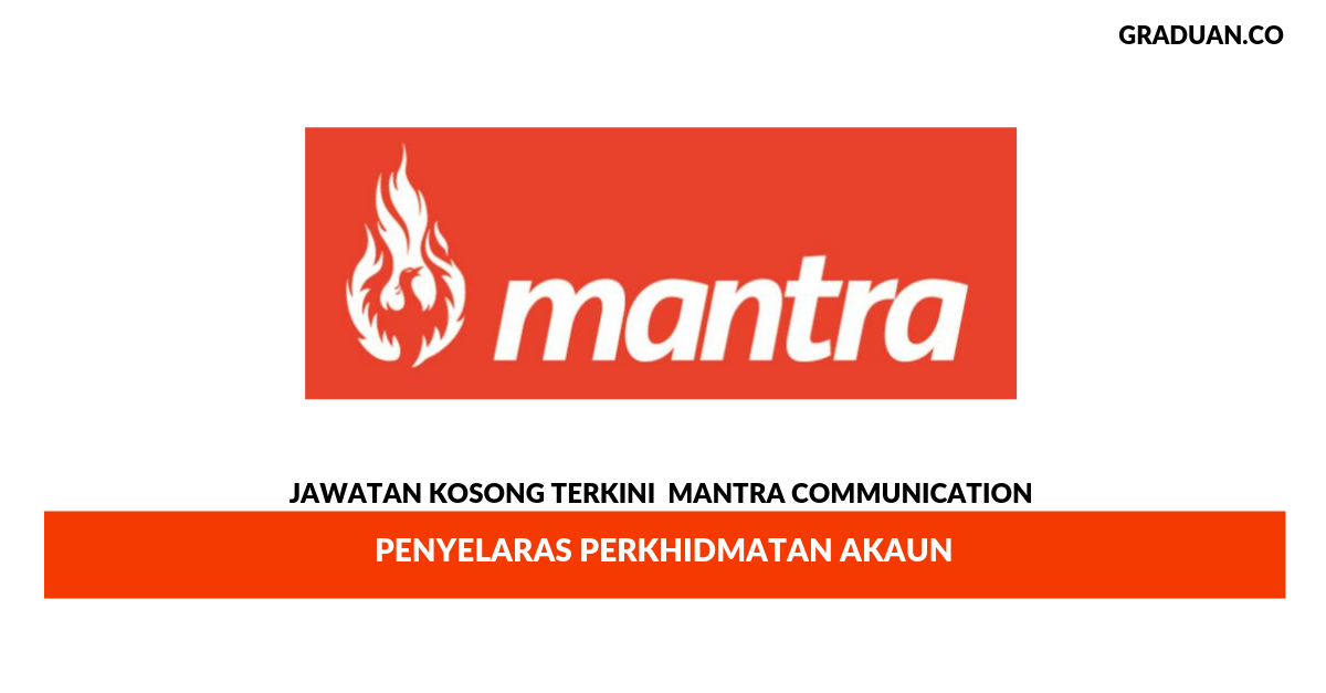 Permohonan Jawatan Kosong Terkini Mantra Communication