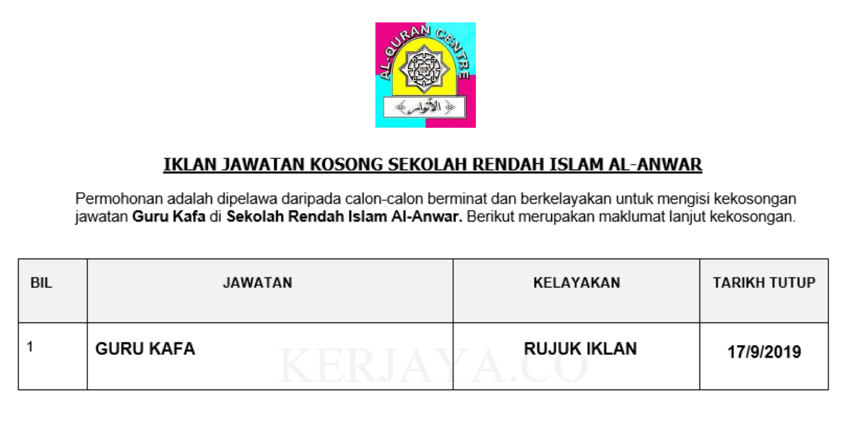 Sekolah Rendah Islam Al-Anwar