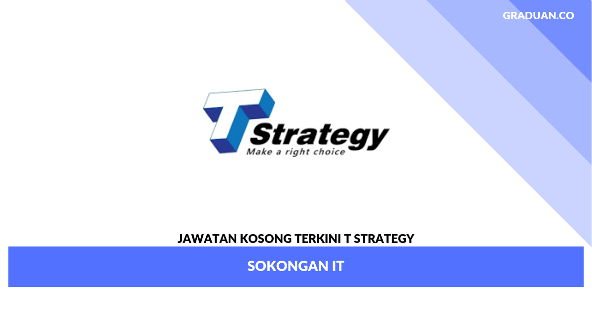 _Jawatan Kosong Terkini T Strategy _ Sokongan IT
